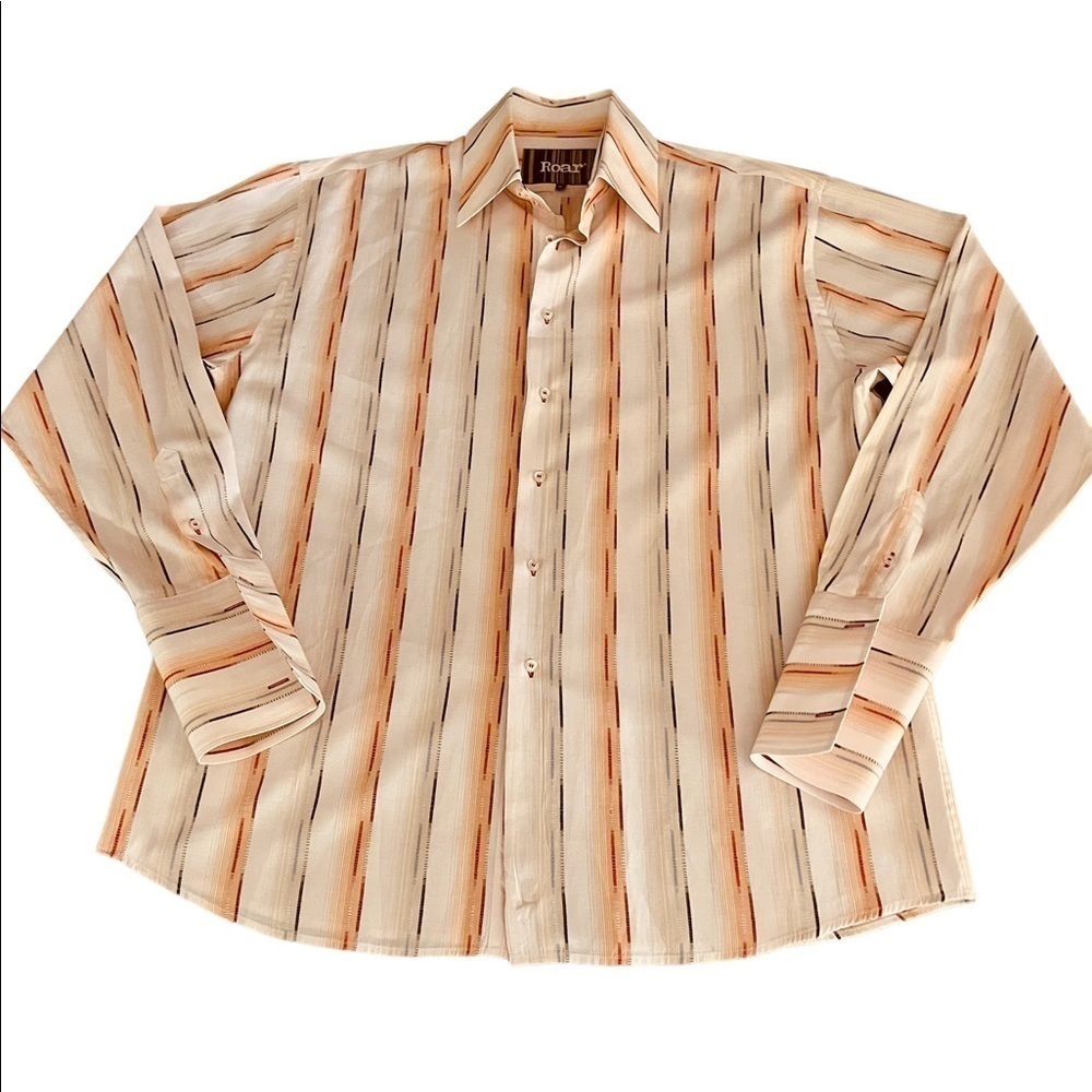 ROAR - MENS LONG SLEEVE BUTTON DOWN SHIRT SIZE XL